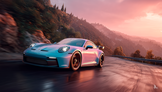 A Curve Painted in Evening